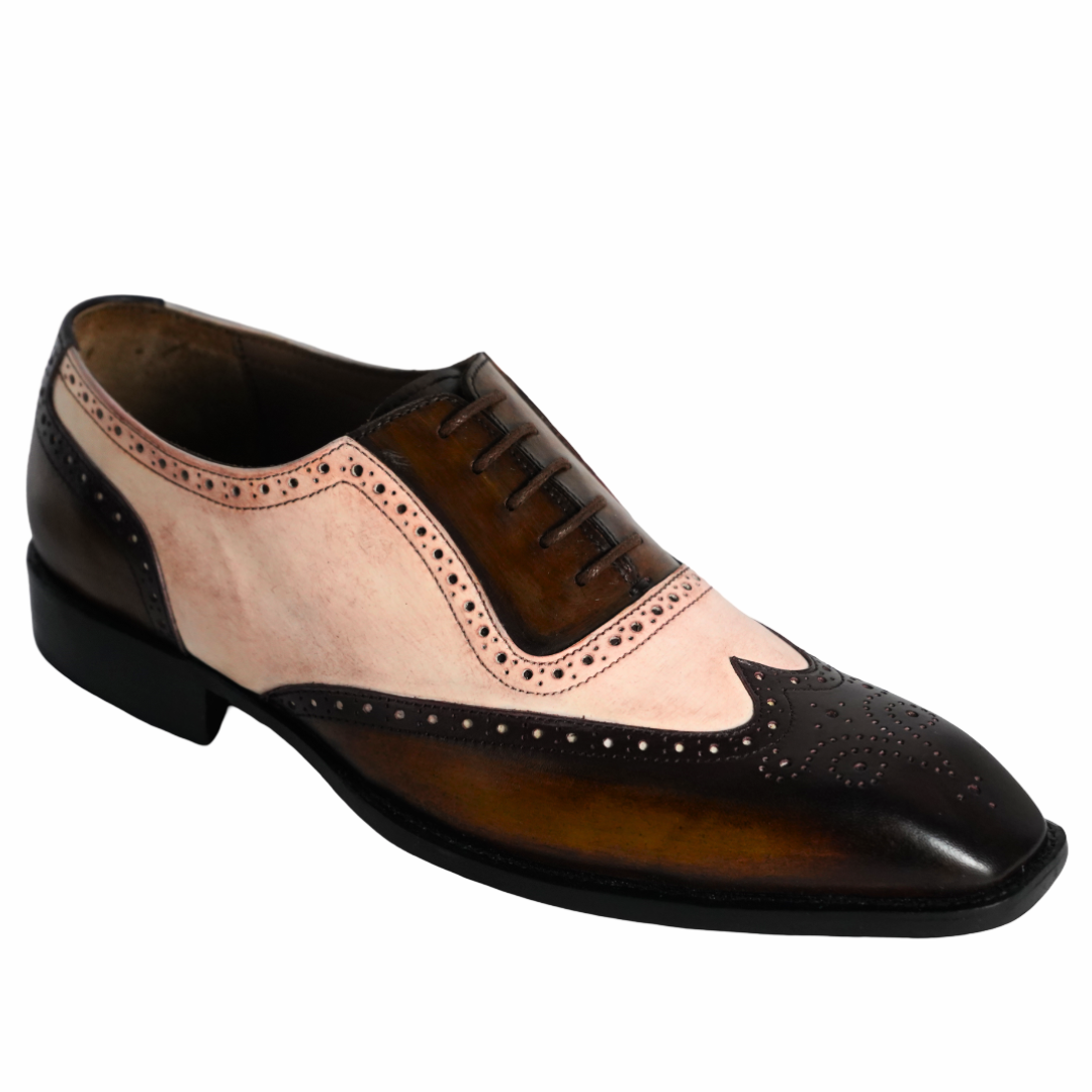 Oxford Wingtip Spectators Patina – Premium Oxford Shoes