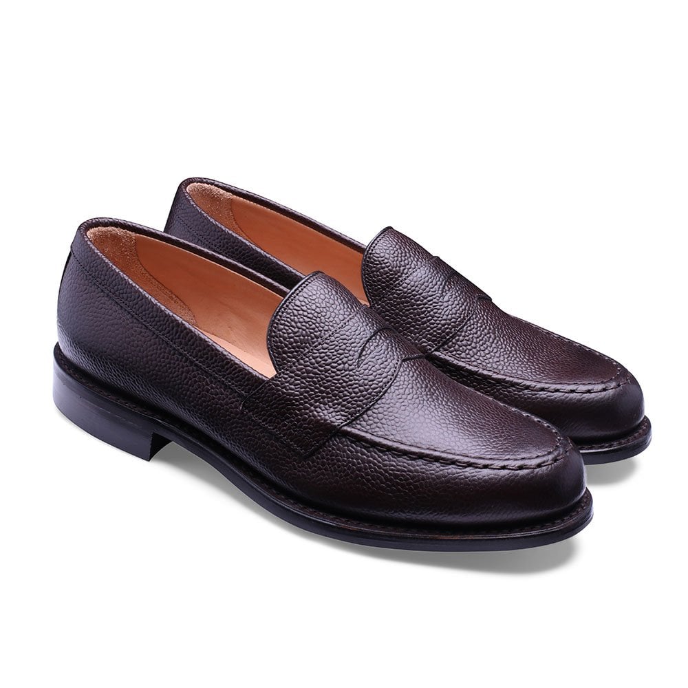 Loafer in Walnut Grain Leather