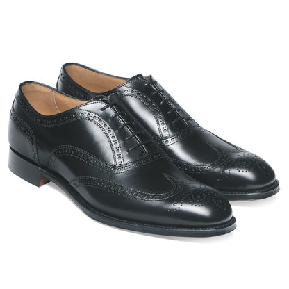 Oxford Brogue in Black Calf Leather