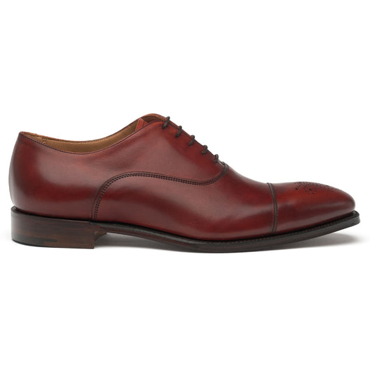 Oxford in Dark Leaf Calf Leather