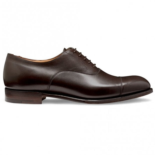 Capped Oxford in Mocha Calf Leather