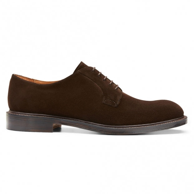 Derby in Bitter Chocolate Suede