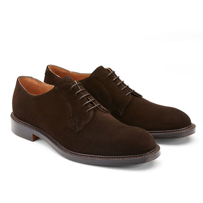 Derby in Bitter Chocolate Suede