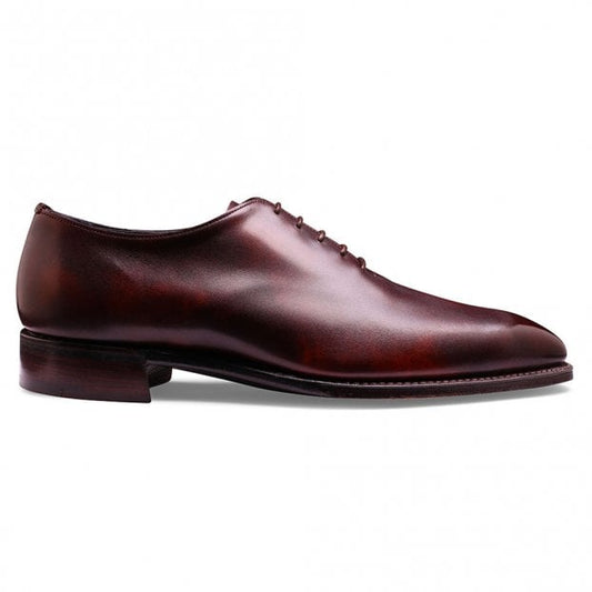 Wholecut Oxford in Brown Museum Calf Leather