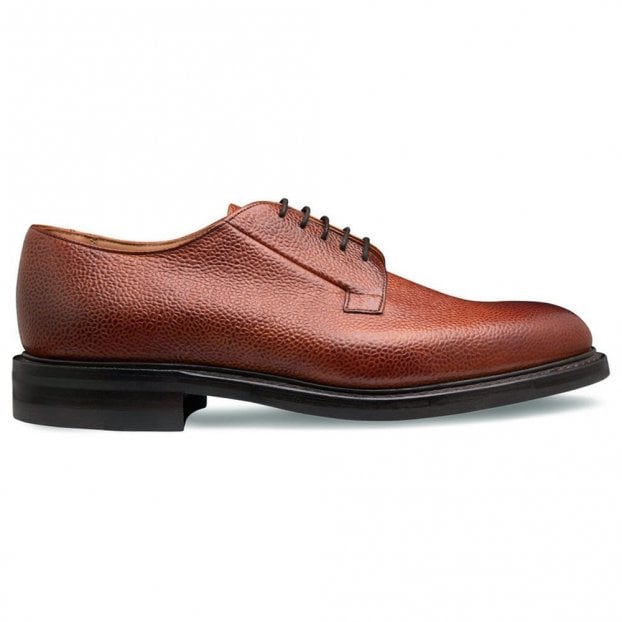 Derby in Mahogany Grain Leather