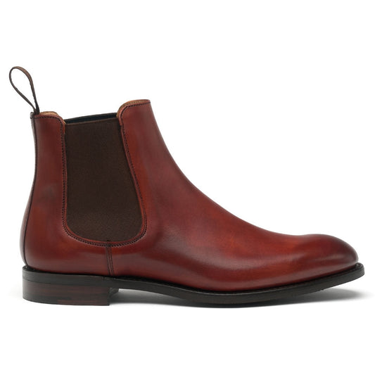 Chelsea Boot in Dark Leaf Calf Leather