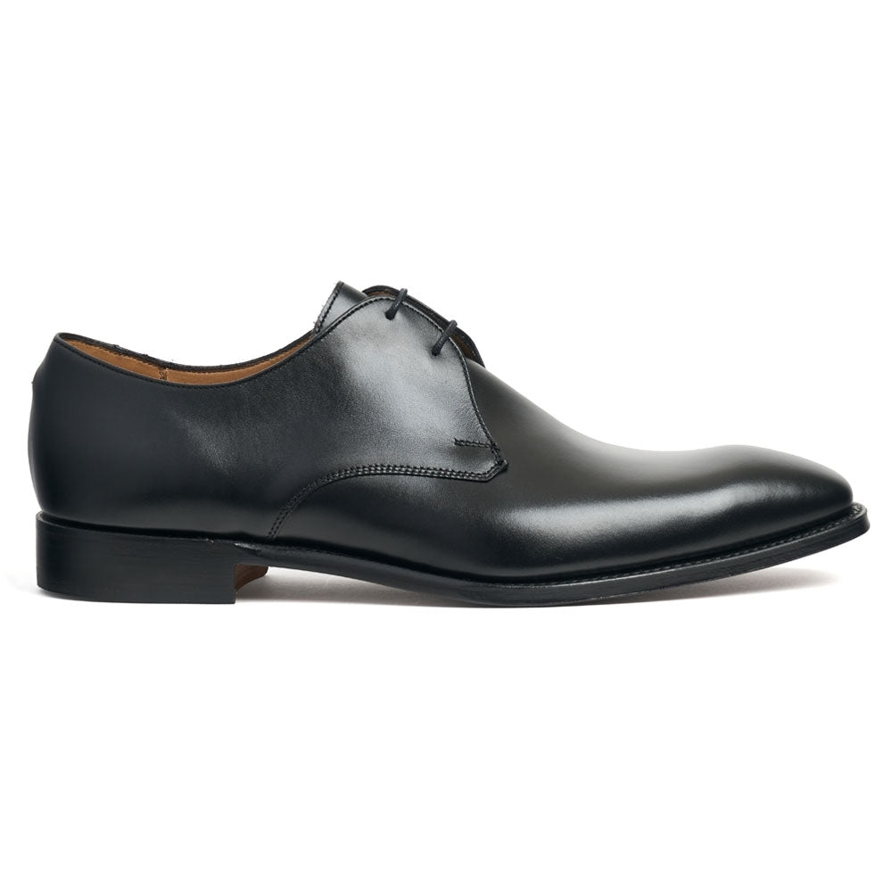 Derby in Black Calf Leather