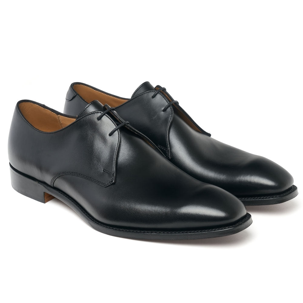 Derby in Black Calf Leather