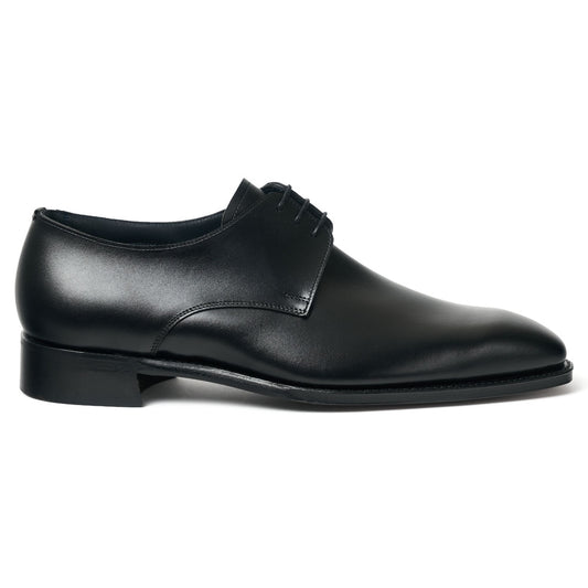 Derby in Black Calf Leather