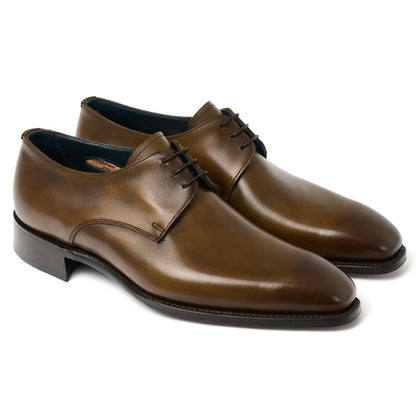 Derby in Bronzed Espresso Calf Leather